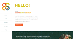 Desktop Screenshot of coopersmithco.com